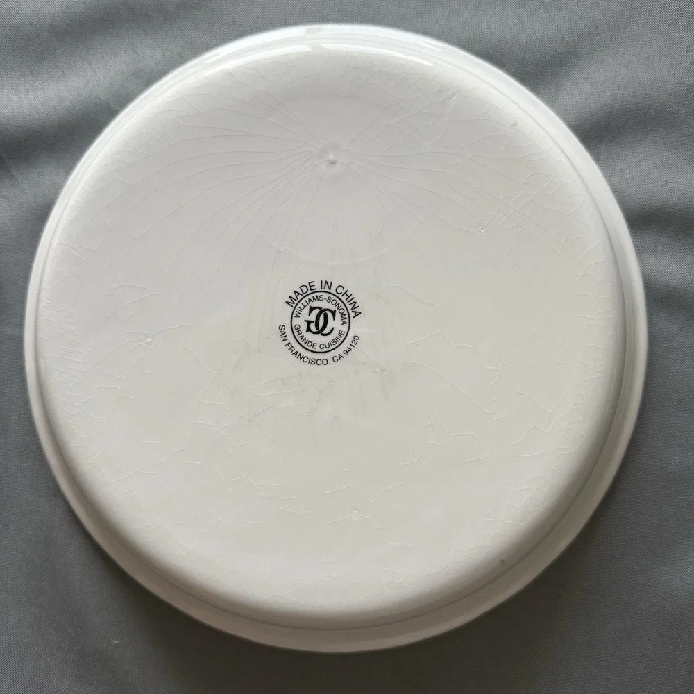 Williams‎ Sonoma Pumpkin Pie Plate Grande Cuisine 10